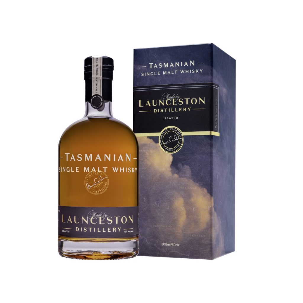 Launceston Distillery Peated Whisky - 500 mL 46%ABV