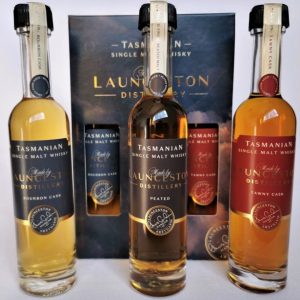 3 bottles of whisky and gift pack